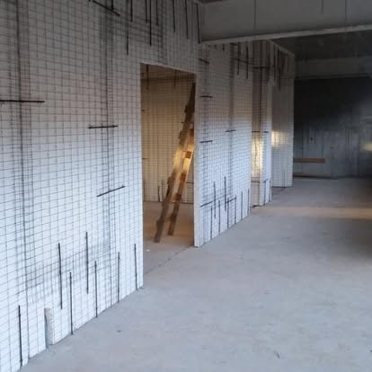 ICF interior wall system